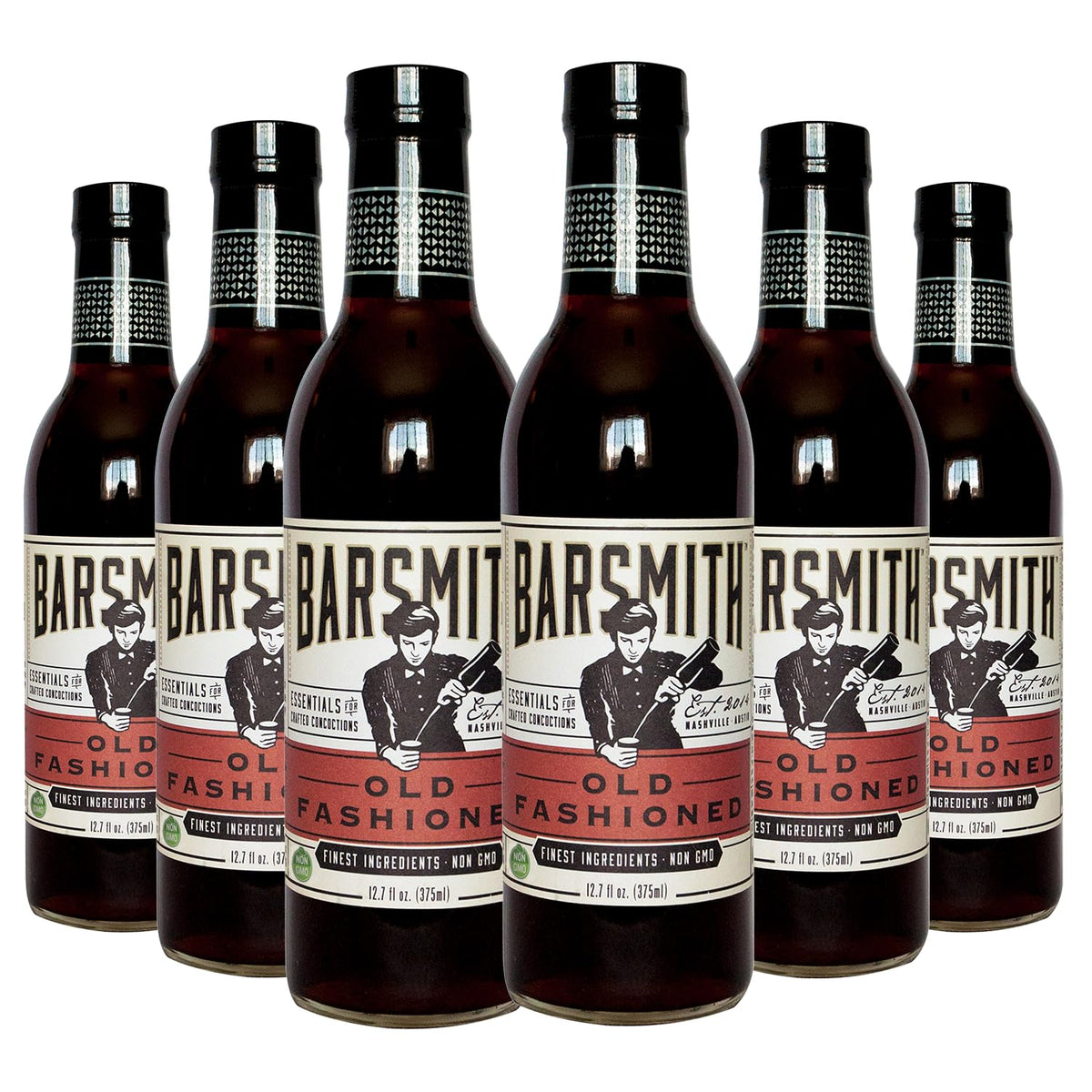 Barsmith Mezcla whisky, botella en barra para cócteles en casa