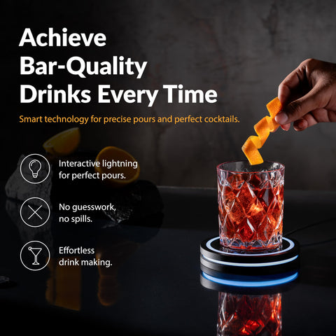 Uso sencillo en casa para crear bebidas con precisión.
