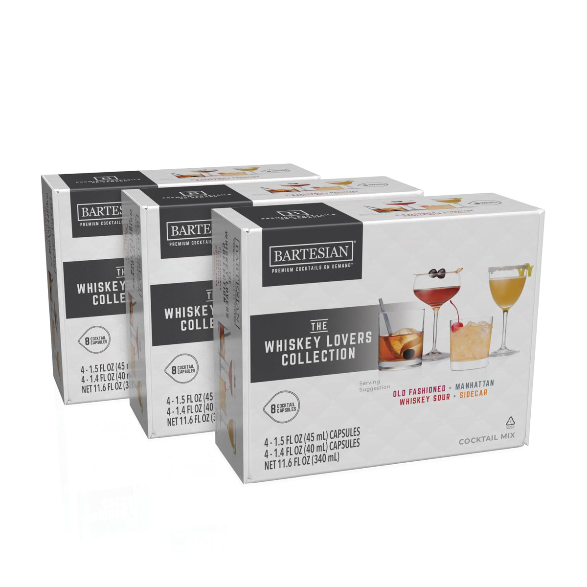 Bartesian cápsulas whisky: frascos etiquetados con frescura para cocteles consistentes en casa.