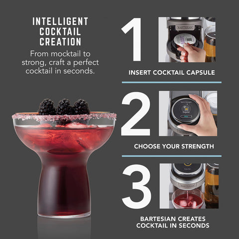Bartesian Duet, cápsulas-cocteles-frescos, permiten bebidas frescas y sabor de alta calidad en minutos.