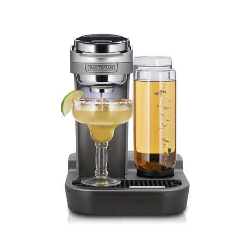 Bartesian Duet, máquina-cocteles-compacta, lista para preparar bebidas en casa con estilo.