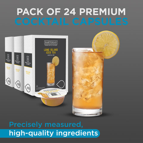 Preparación rápida de cocteles con Bartesian para reuniones en casa.