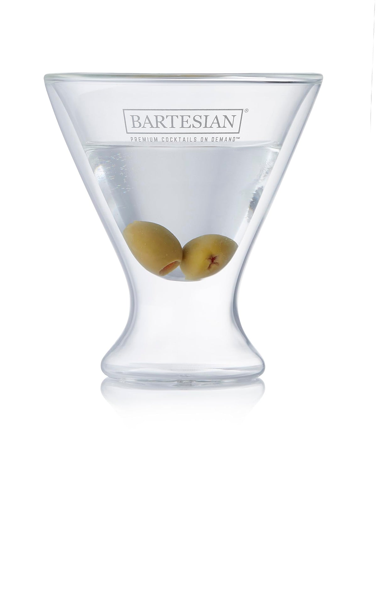 Bartesian vasos martini sin tallo con diseño moderno, ideales para degustaciones elegantes en casa