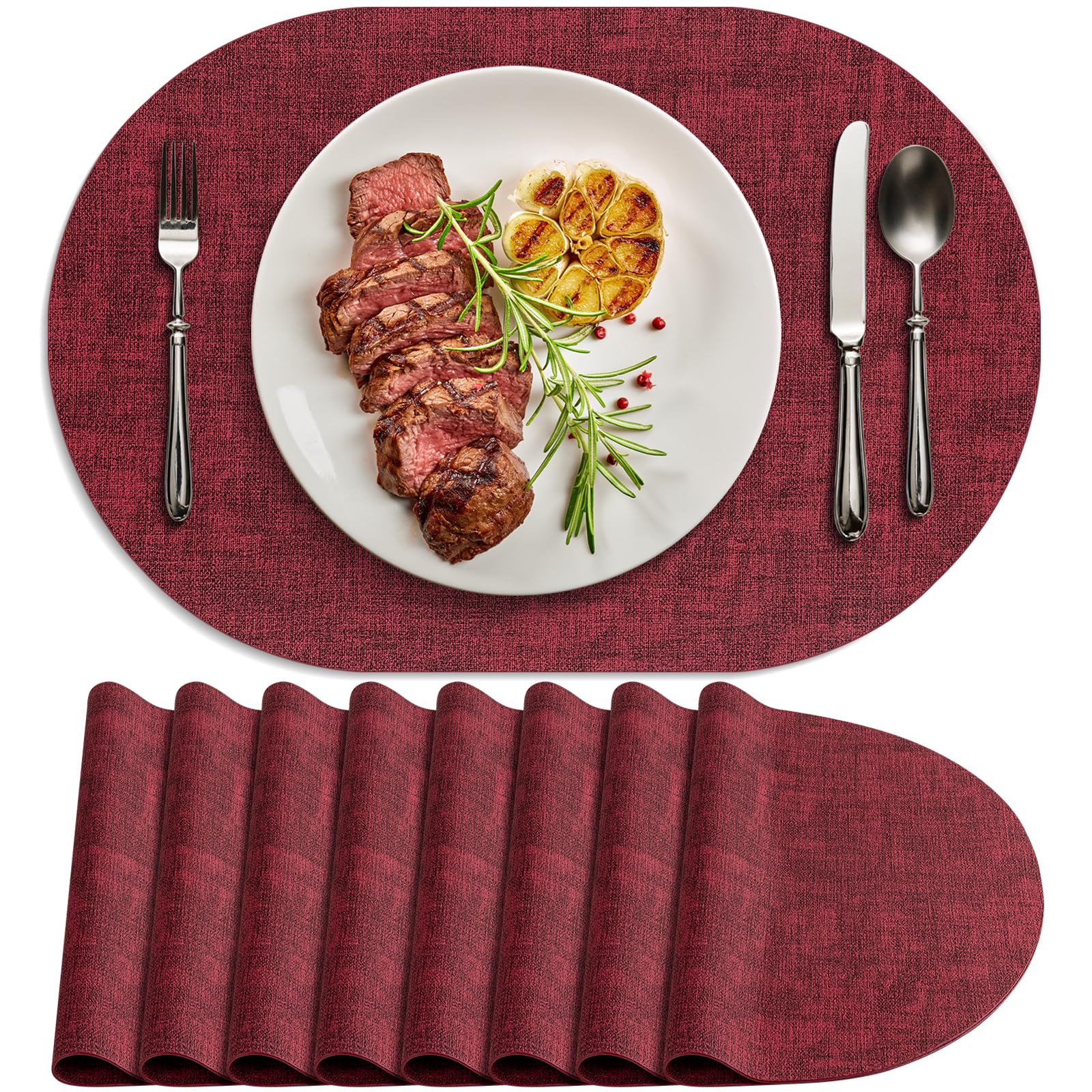 BARTHKIT mantel oval antideslizante para mesa de comedor, evita deslizamientos