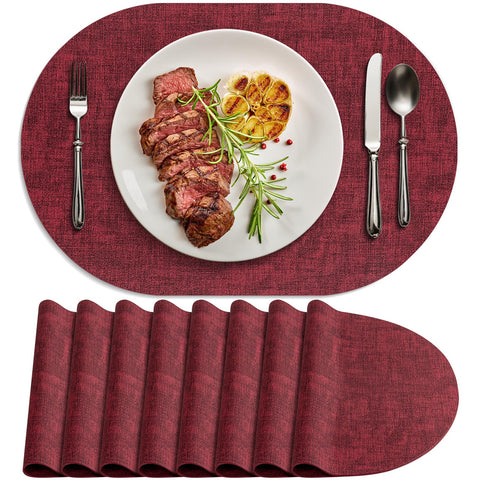 BARTHKIT mantel oval antideslizante para mesa de comedor, evita deslizamientos