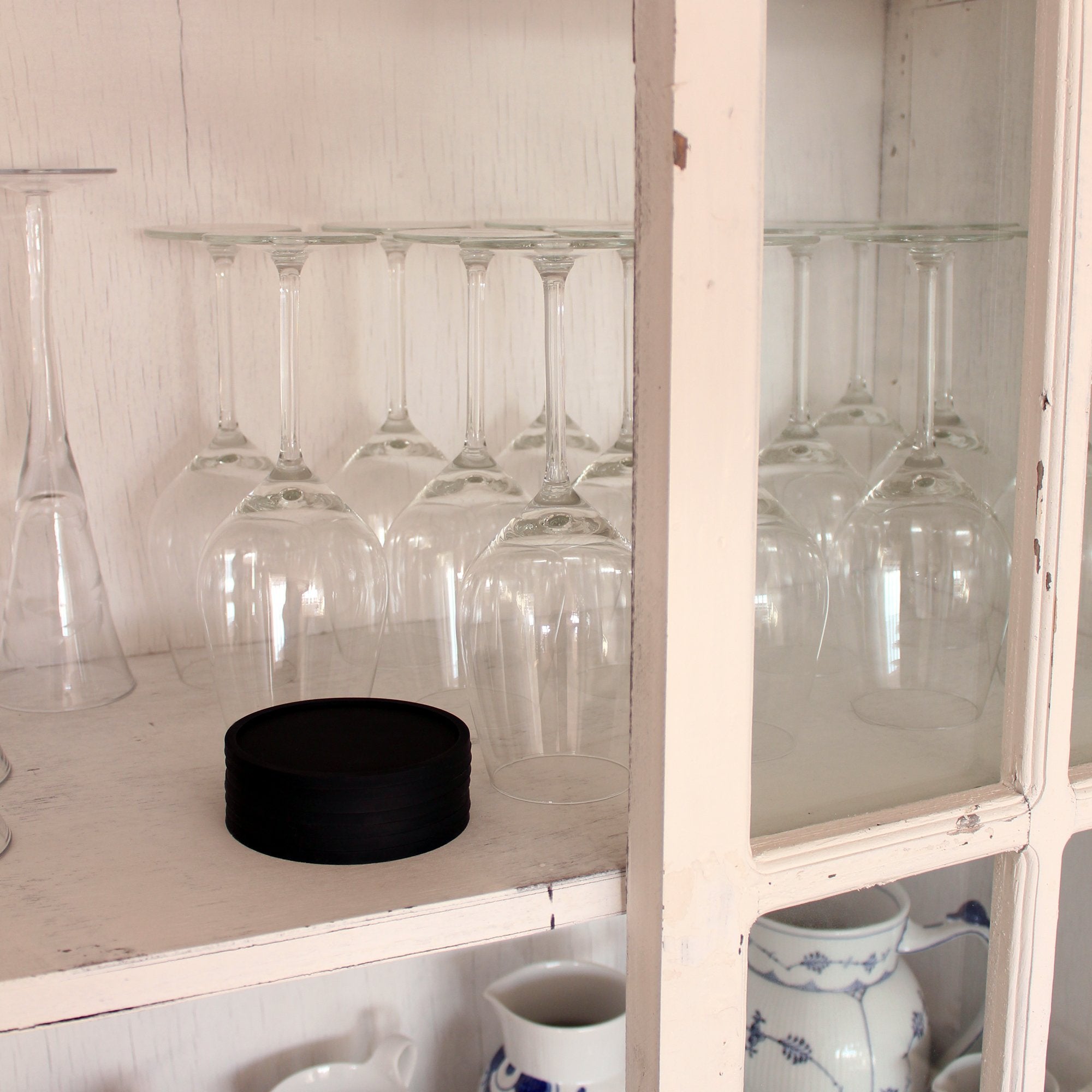 Barvivo portavasos de silicona para copas y cocteles, evitando manchas.