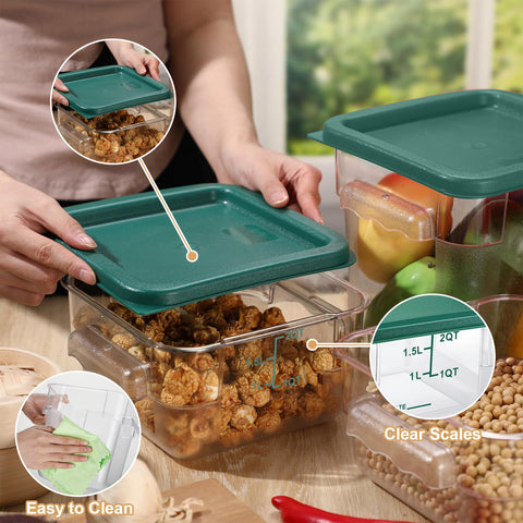 Caja de masa de Barydat apta para refrigeración y almacenamiento.