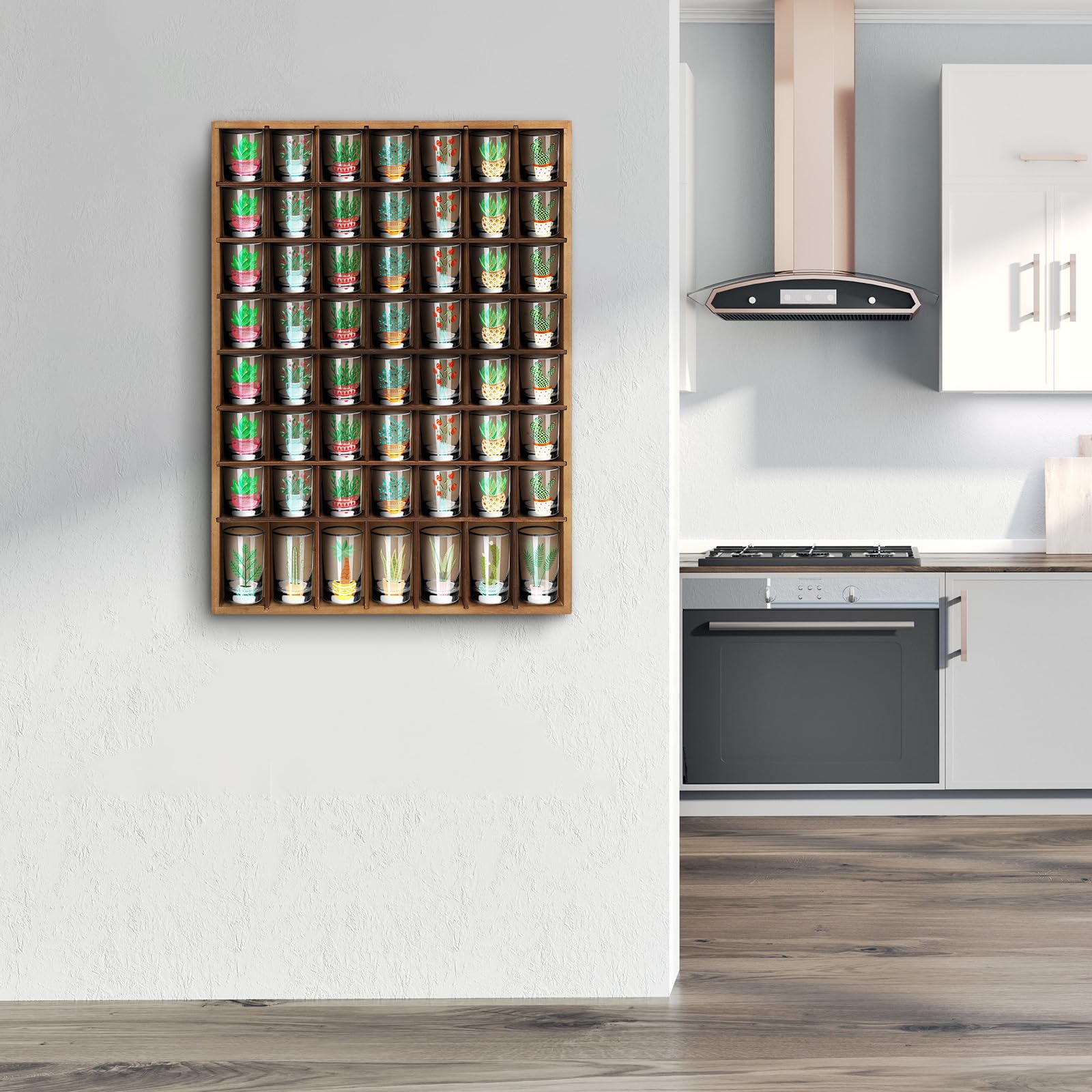 Ideal para colección en casa o bar pequeño, organización mejorada