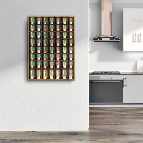 Ideal para colección en casa o bar pequeño, organización mejorada