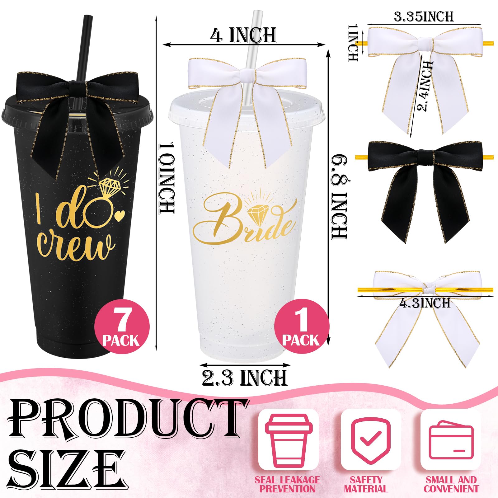 Vaso blanco de Barydat para la novia con diseño elegante y tapa