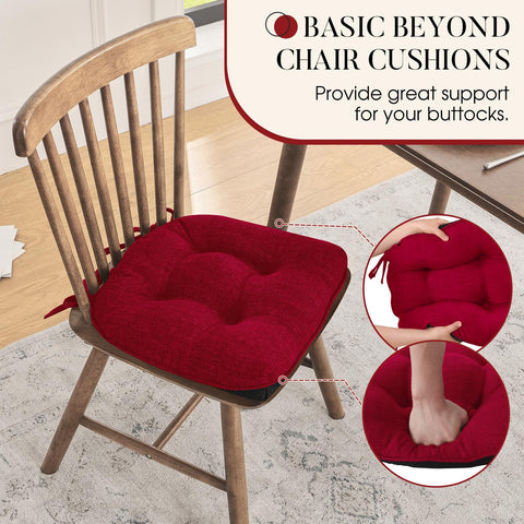Basic Beyond cojines con base antideslizante, mayor estabilidad al sentarse.