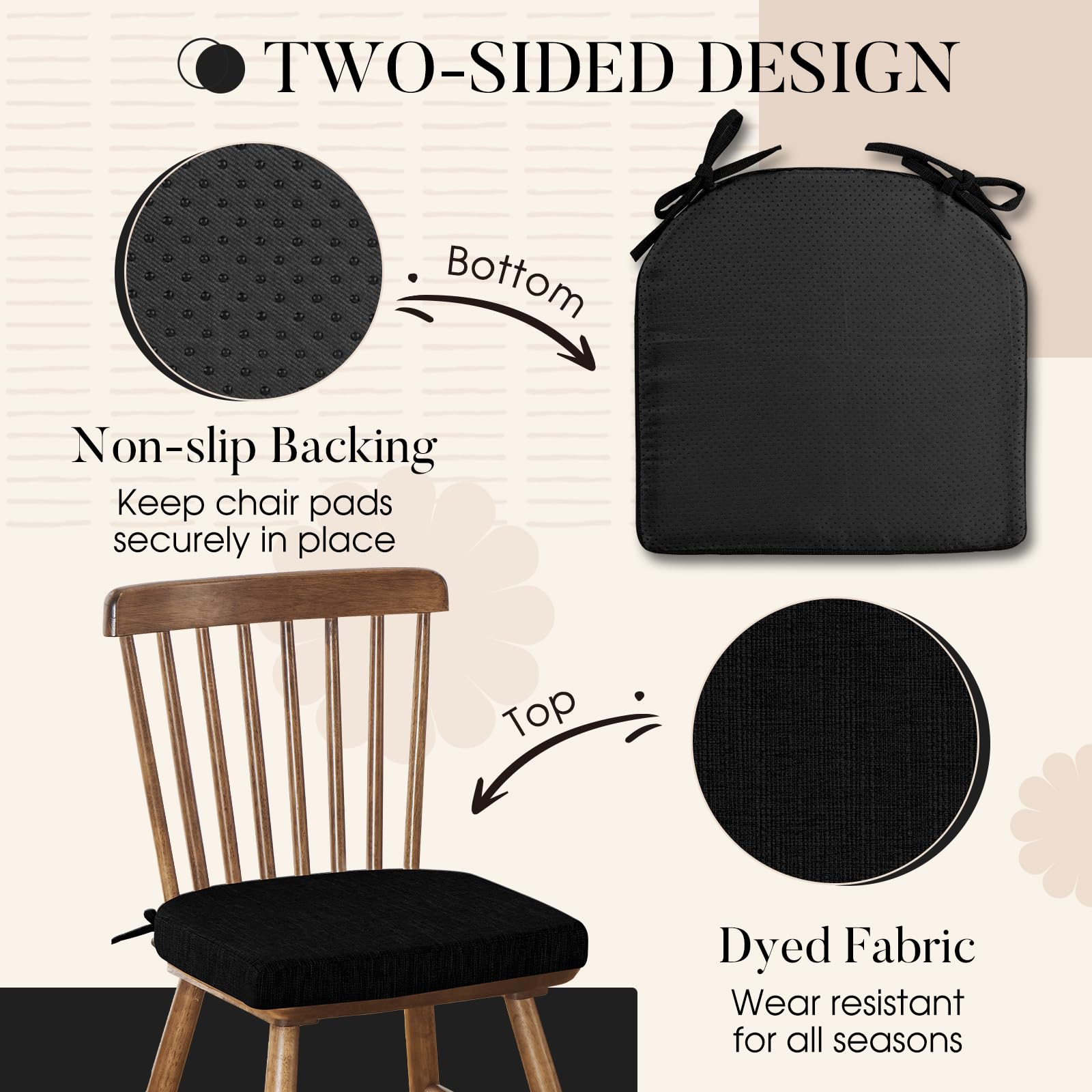 Basic Beyond: cintas de sujeción para fijar la almohadilla a cualquier silla.
