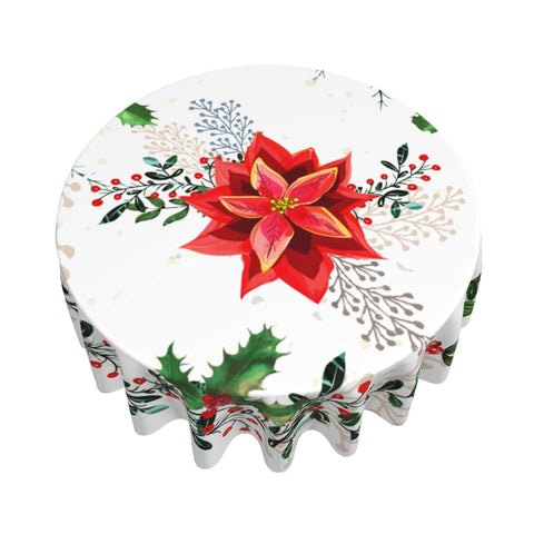 Mantel redondo 60 pulgadas bassyil resistente a derrames, ideal para cenas
