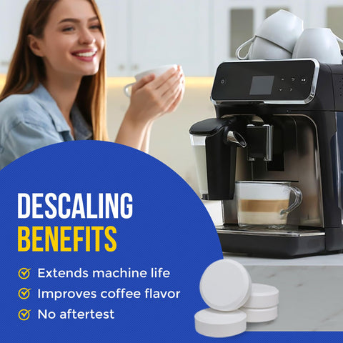 Bastion: tabletas desincrustantes que se disuelven en agua para limpieza rápida.