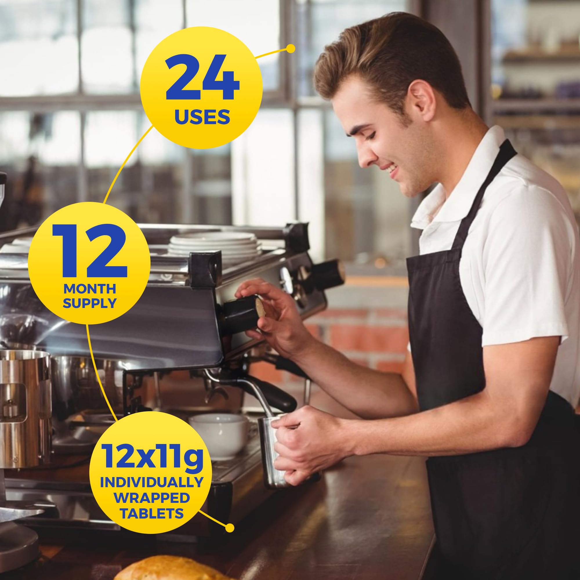 Bastion: elimina obstrucciones y mejora la eficiencia de la cafetera.