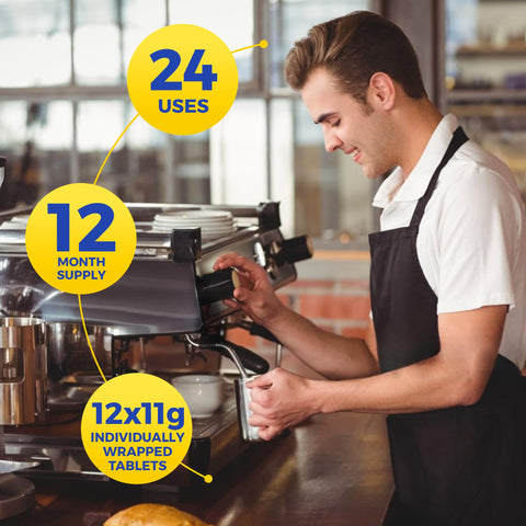 Bastion: elimina obstrucciones y mejora la eficiencia de la cafetera.