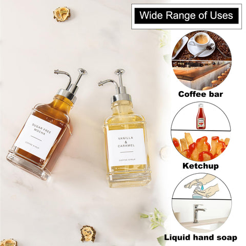 BathAce Embudo de silicona para verter sin goteos en la jarabe.