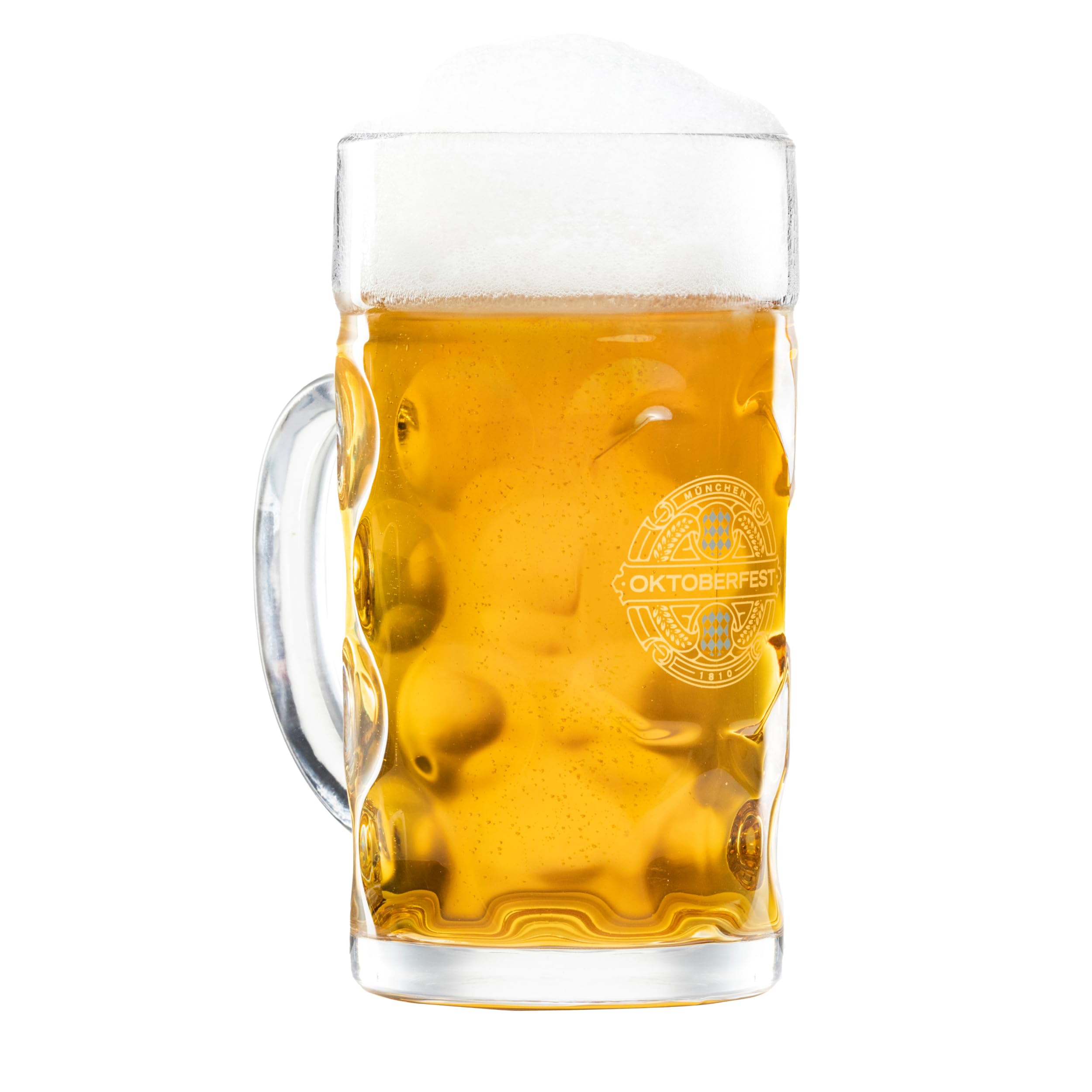 Jarra Bavaria Trachten de 1 litro, ideal para celebrar Oktoberfest en casa.