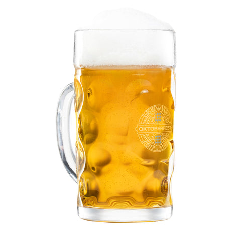 Jarra Bavaria Trachten de 1 litro, ideal para celebrar Oktoberfest en casa.