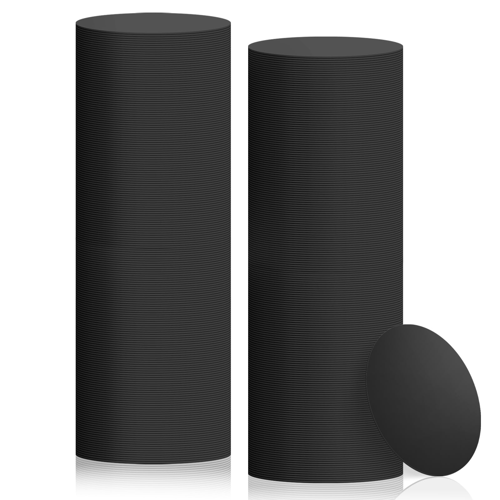 Bavlesfuire posavasos papel 400 unidades negro 4 pulgadas absorción de condensación