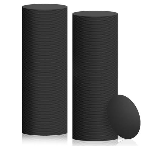Bavlesfuire posavasos papel 400 unidades negro 4 pulgadas absorción de condensación