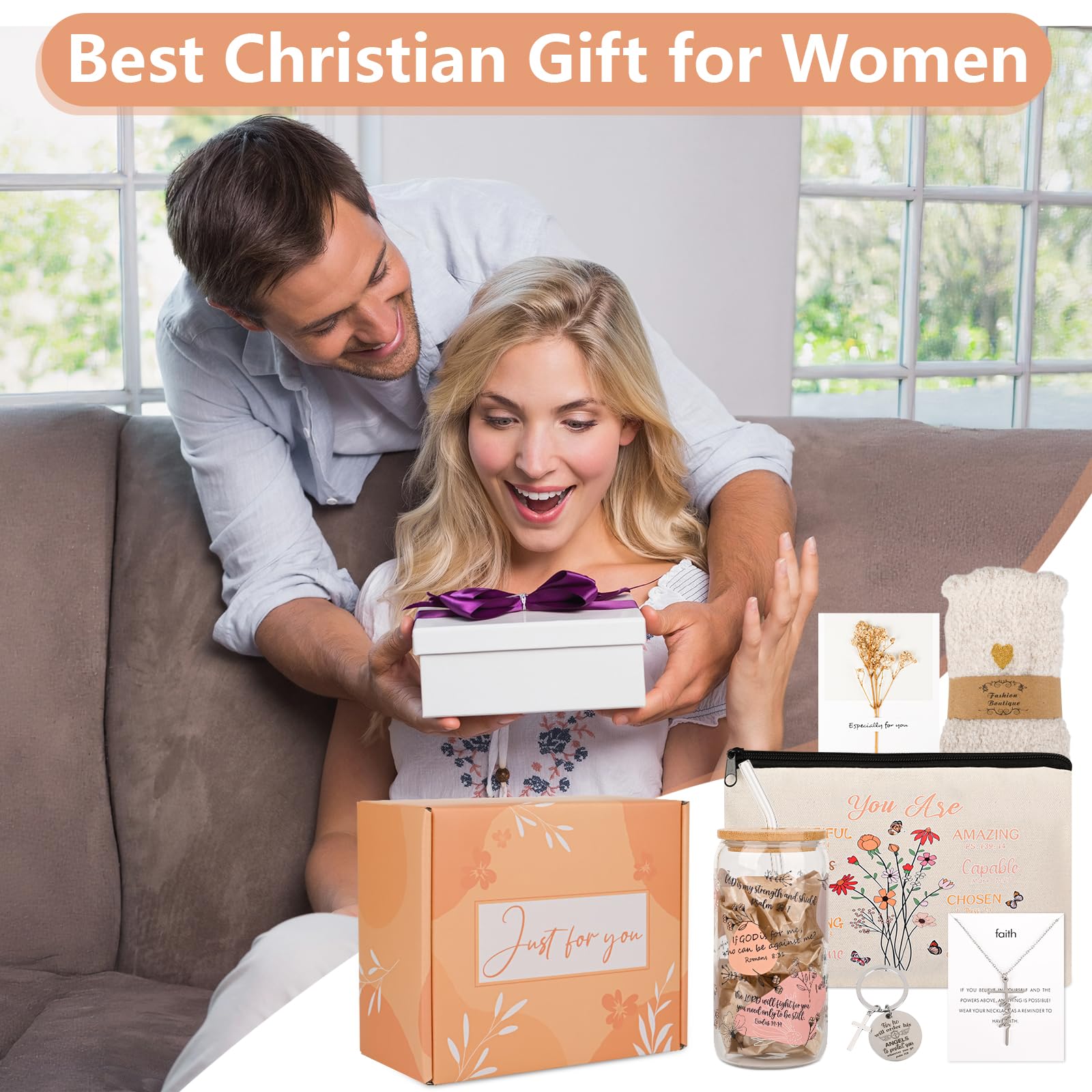 Bayelove caja regalo cristiana para sorpresa especial