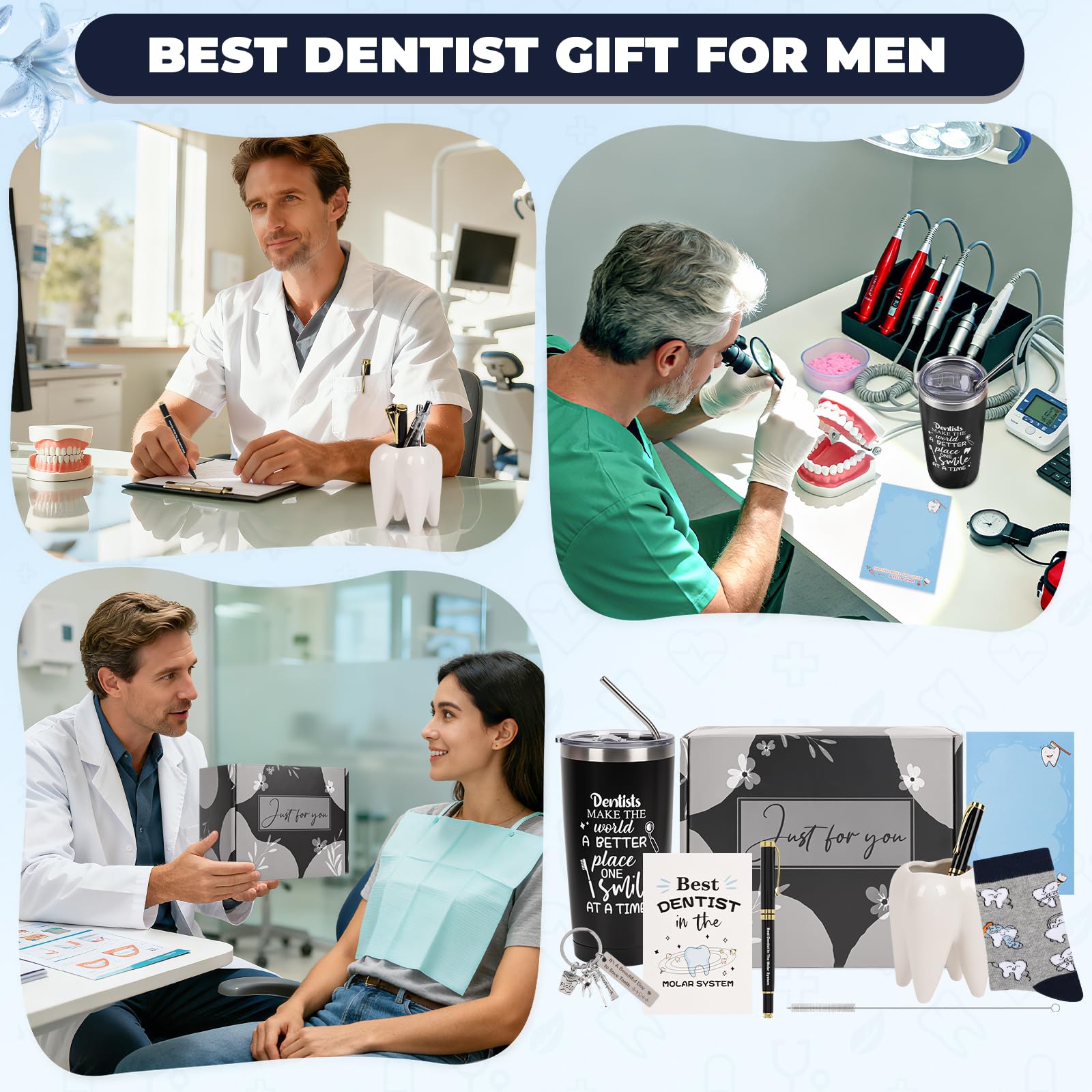 Bayelove caja regalo dentista, presentación lista para cumpleaños o Navidad.
