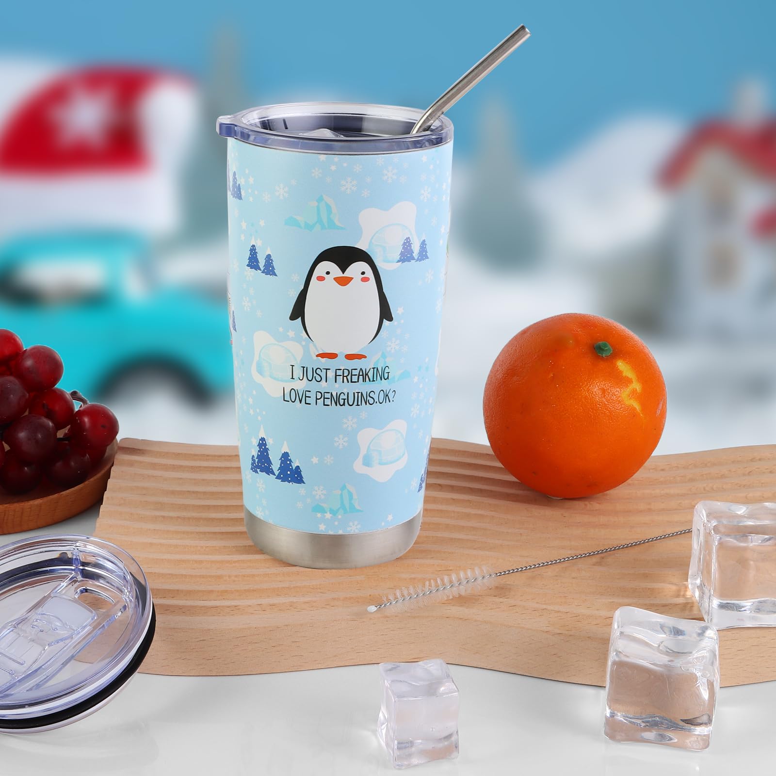 Bayelove llavero pinguino, práctico para llaves y bolso
