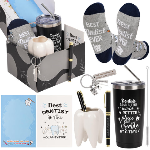 Bayelove taza dentista, ideal para bebidas calientes durante largas jornadas.