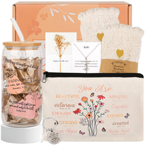 Bayelove vaso cristiano para mujer con estilo Boho, regalo inspirador diario