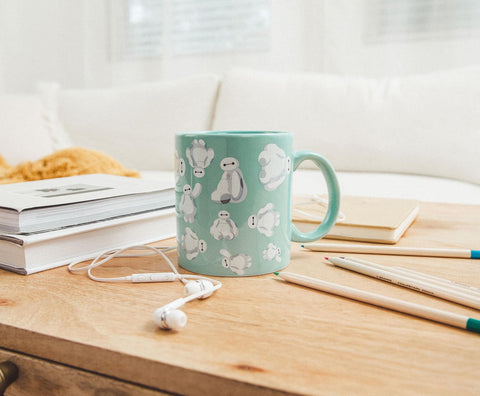 Baymax sin BPA, taza cerámica segura para bebidas diarias.