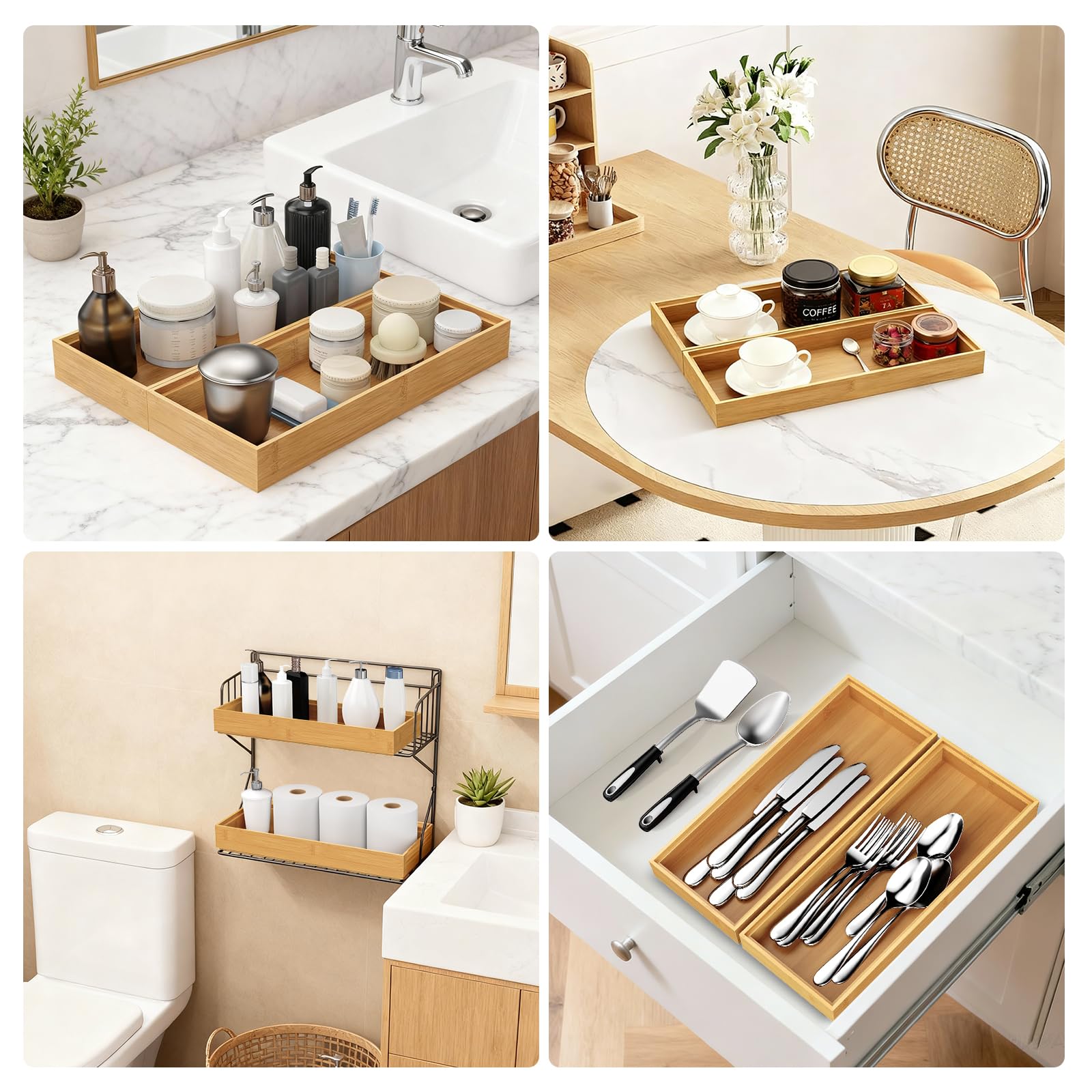 Uso práctico Bayting para despensa o baño, ordena herramientas y accesorios.