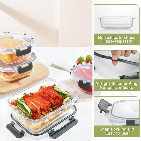 BAYZZ vidrio borosilicato resistente para alimentos y calor