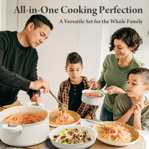 Compatible con inducción y viajes en RV para una cocina versátil.