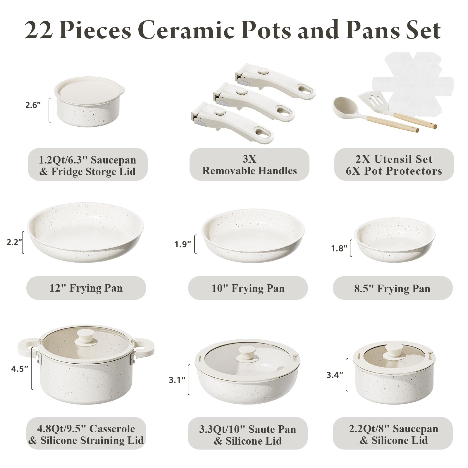Detalle del revestimiento ceramico antiadherente sin teflon para cocinar con menos aceite.