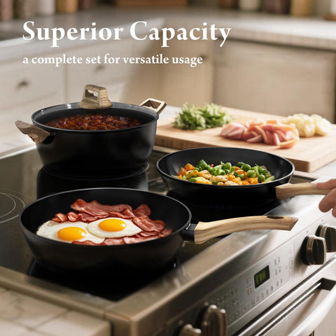 Bazova compatibilidad con inducción: cocina en cualquier estufa compatible.