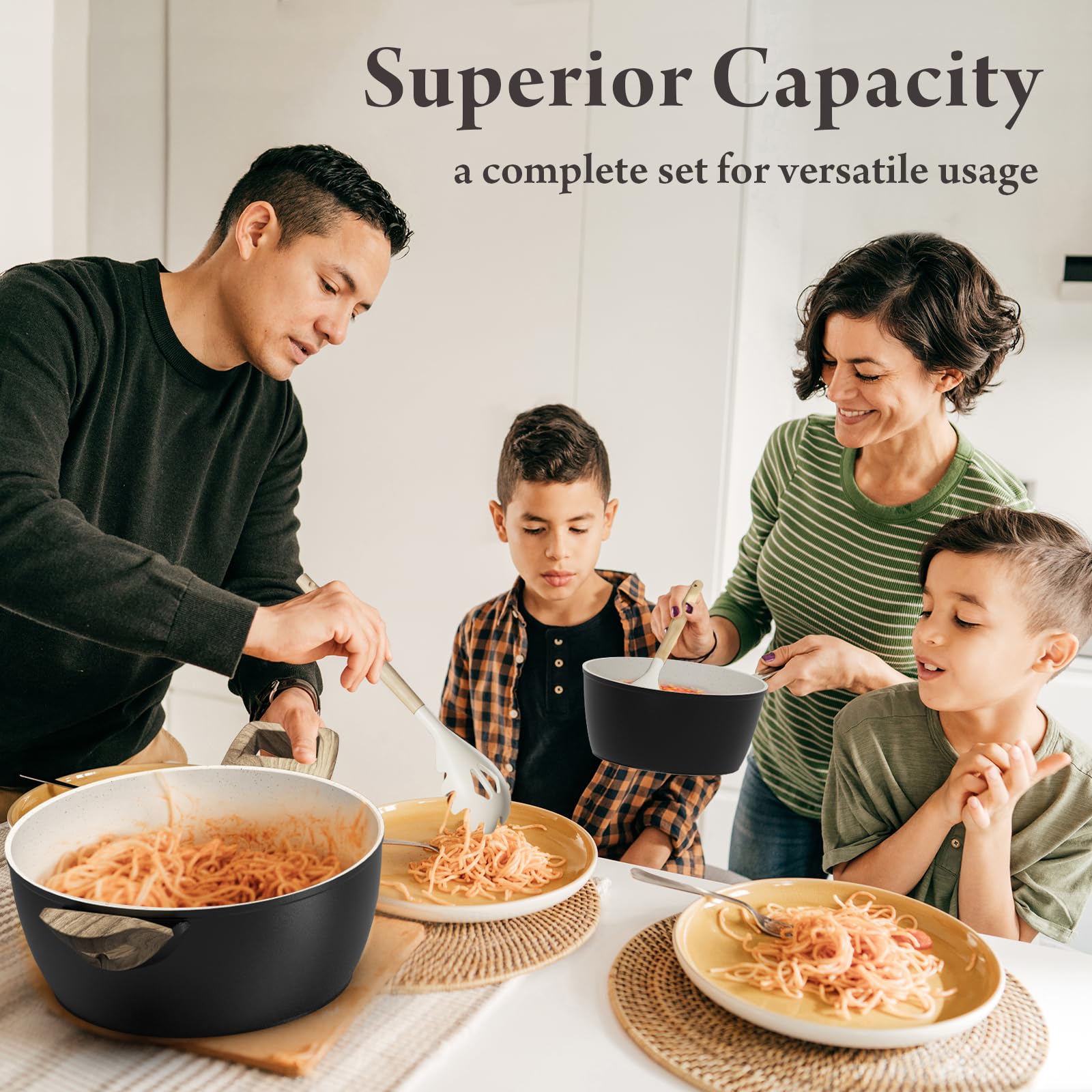 Bazova: inserto para vapor, perfecta para verduras y mariscos al cocerse al vapor.