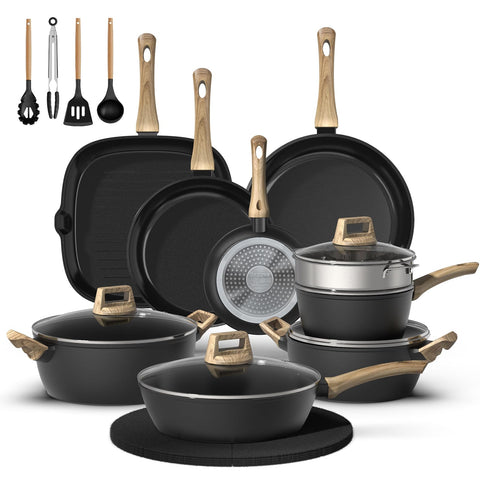 Bazova juego 23 piezas cerámicas: conjunto completo perfecto para cocinar en familia.