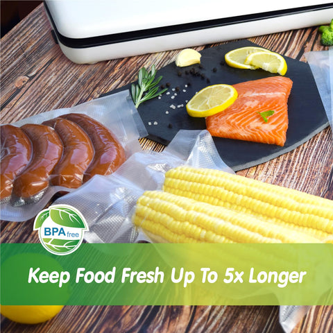 Bbaoo bolsas aptas para microondas, refrigerador y congelador
