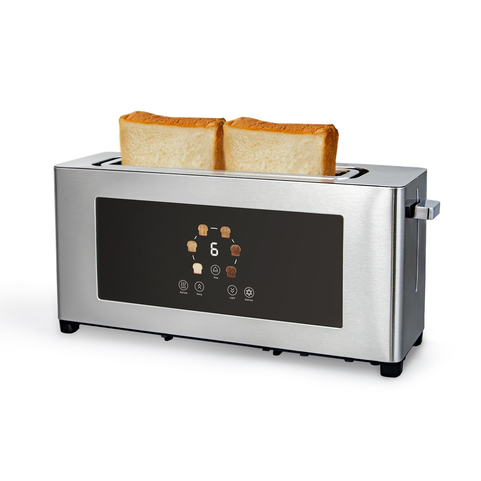 BBday Tostadora 2 Rebanadas con pantalla táctil para control preciso del tostado.