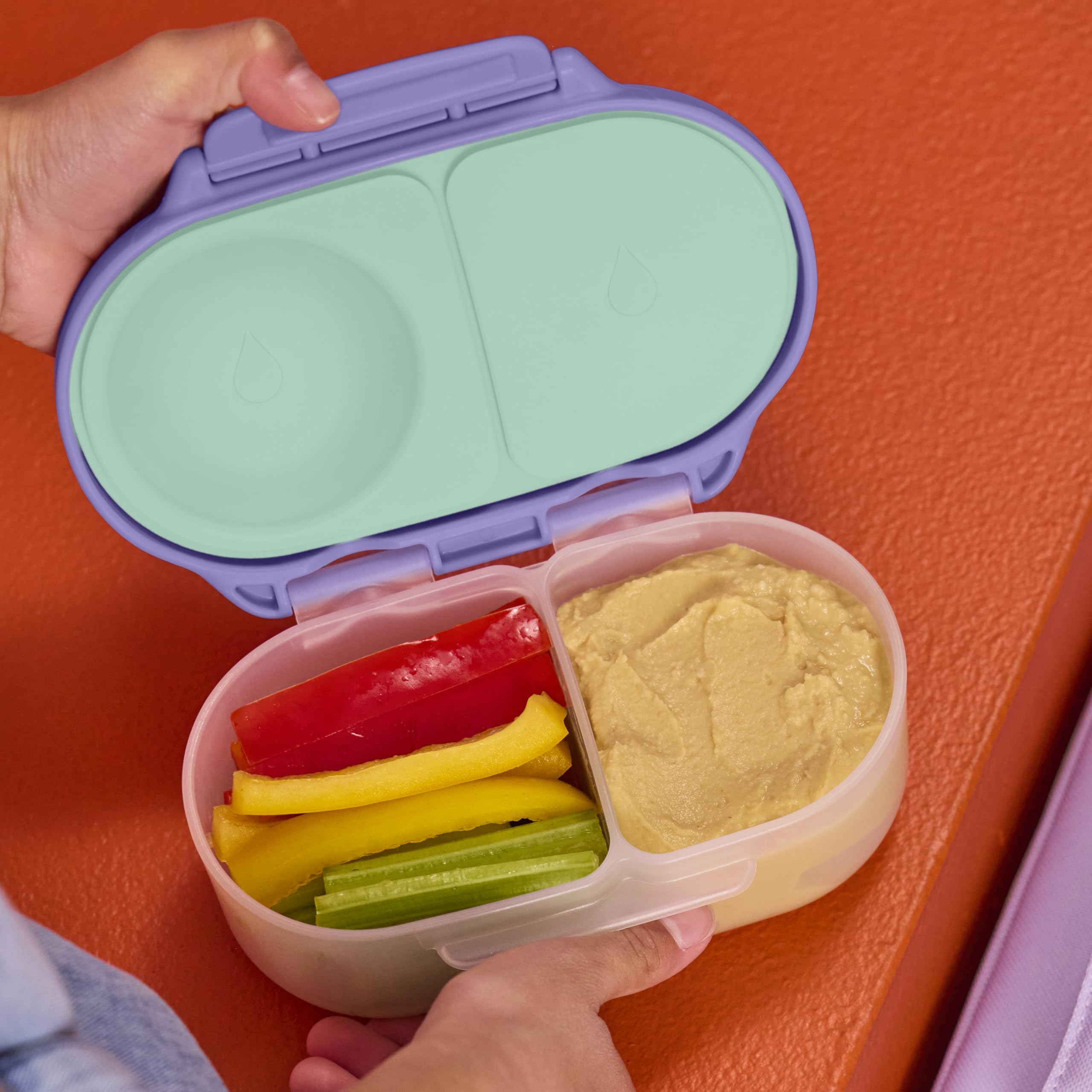 b.box Snack Box libre de BPA y PFAS para uso diario seguro