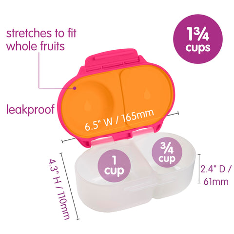 b.box Snack Box apto para niños desde 4 meses en adelante