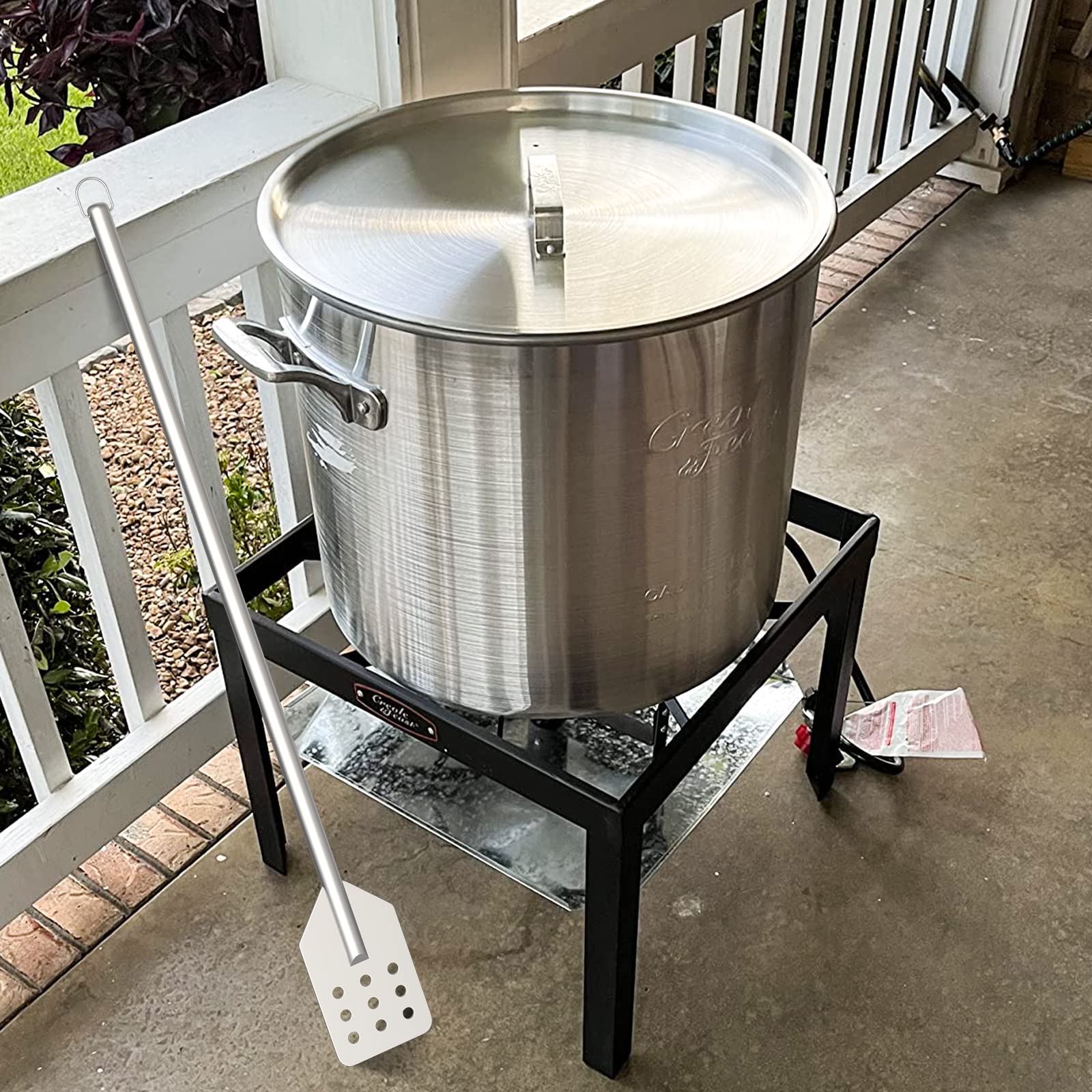 BBQ-PLUS pala para uso doméstico, ideal para preparaciones amplias.