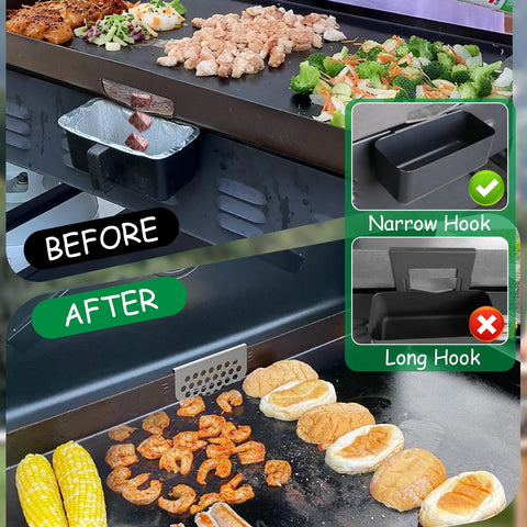 BBQTIDER clips de instalación brindan fijación estable sin obstruir