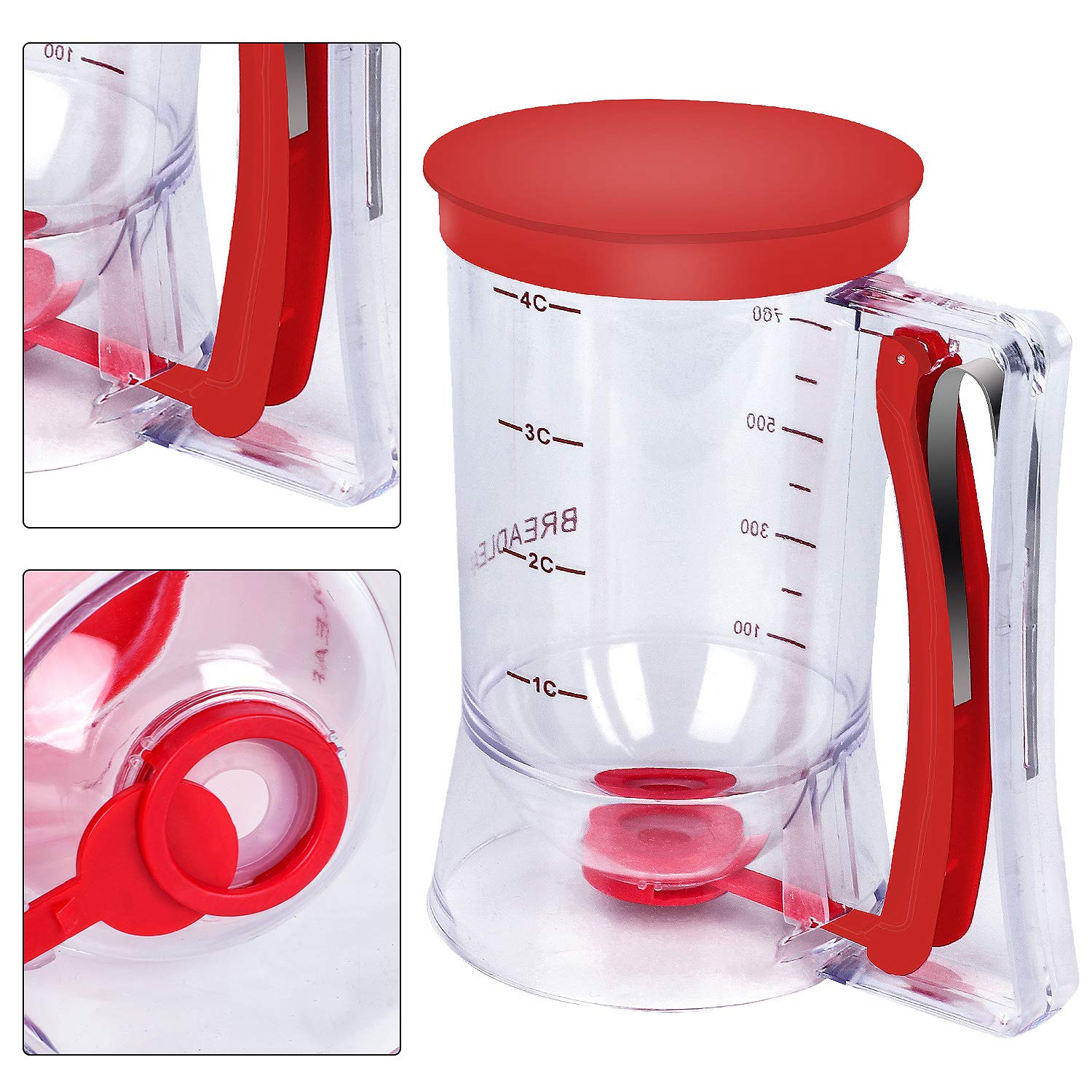 BBSTARZ dispensador de masa rojo en la cocina para mayor visibilidad
