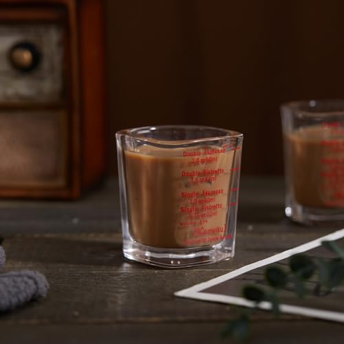 BCnmviku dos vasos para ristretto permiten porciones consistentes