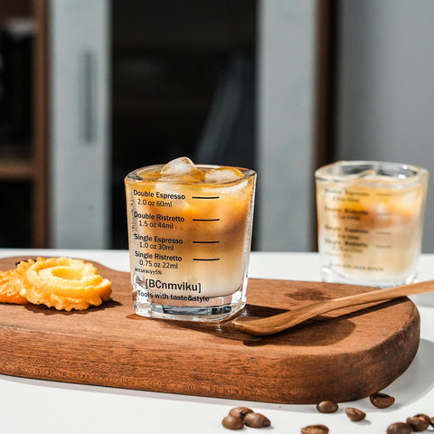 Vaso resistente al calor BCnmviku, seguro para espresso caliente.