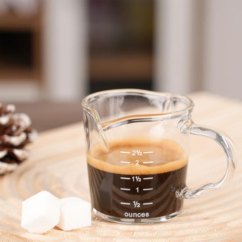 BCnmviku vaso espresso 3oz vidrio transparente y claro.