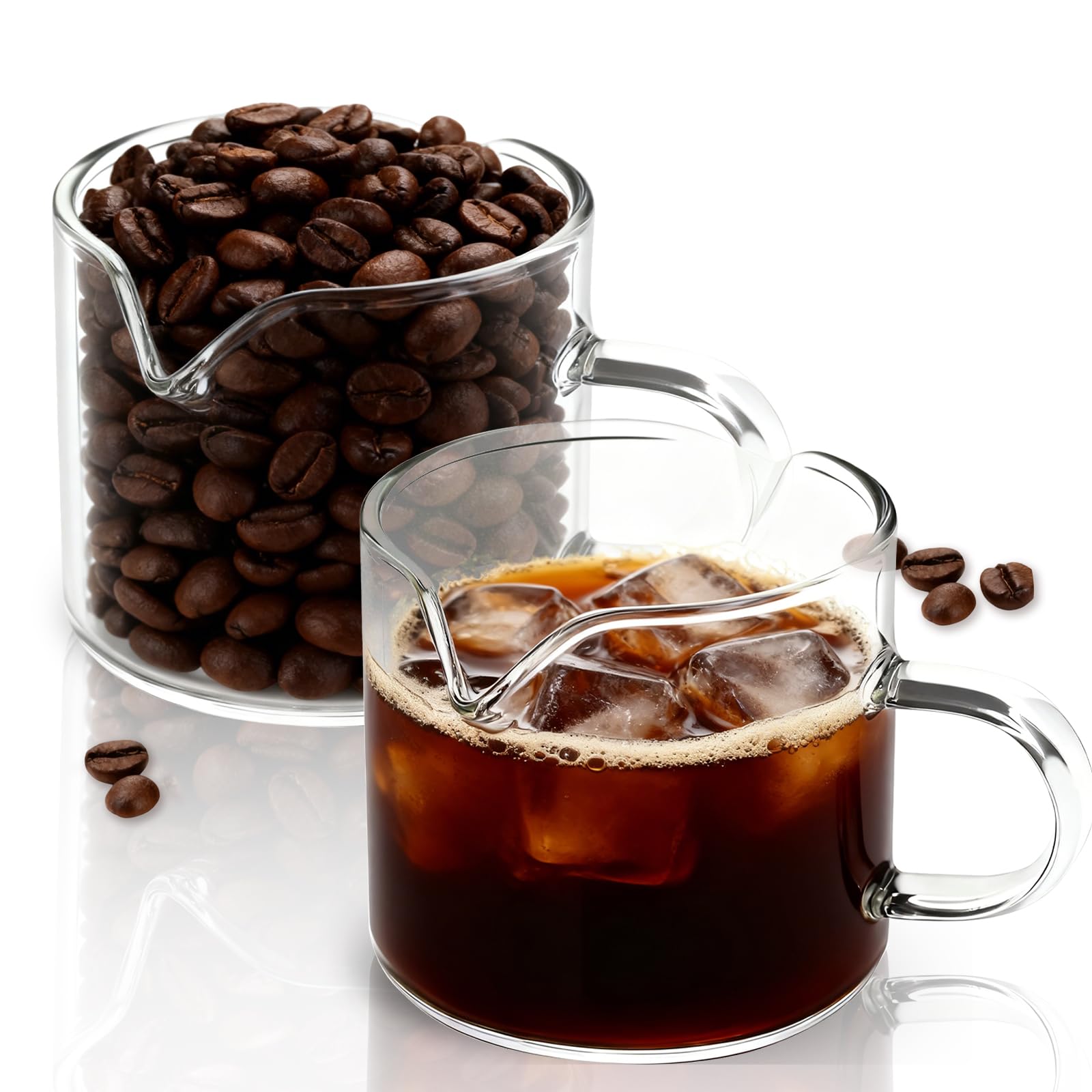 Juego BCnmviku para espresso y otras bebidas, verter con facilidad.