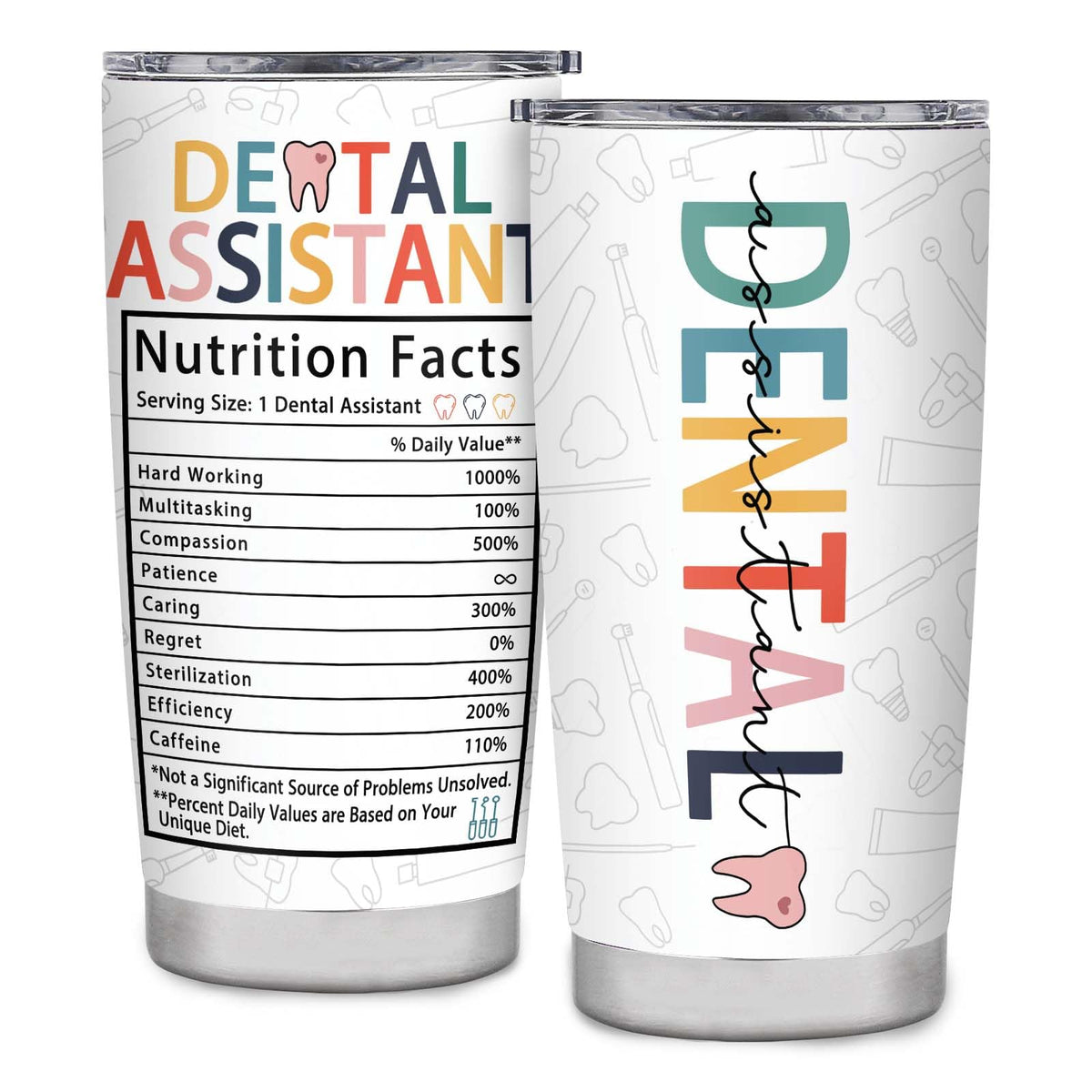 BDANT termico dental regalo: vaso termico para bebidas, ideal para el día de trabajo.